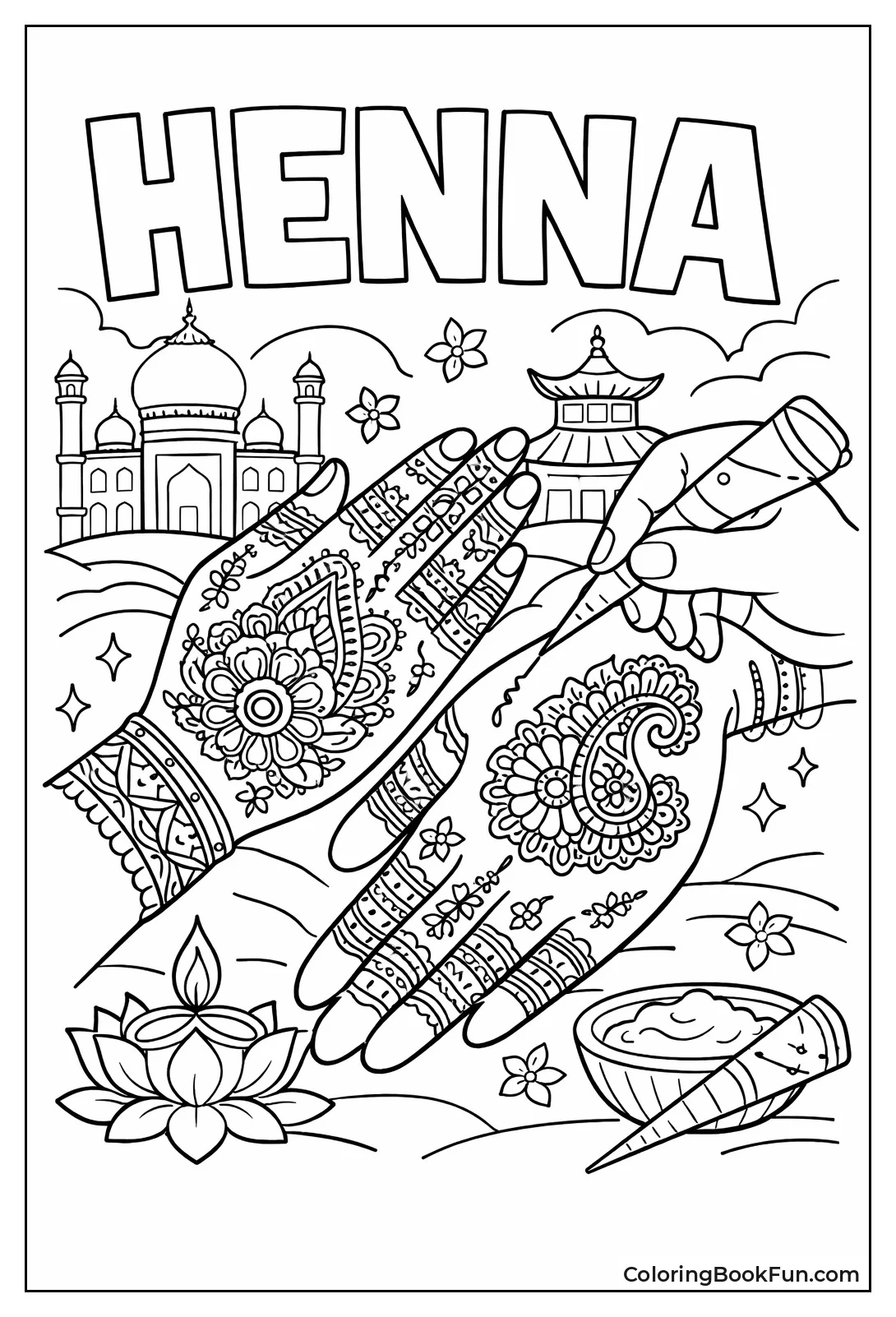 Hands Show Henna Art