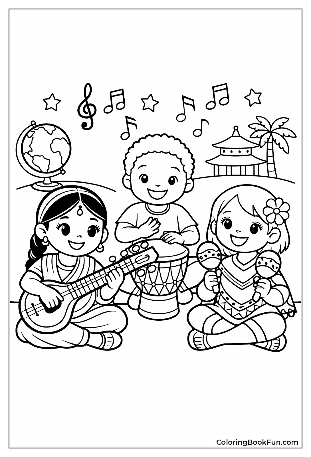 Kids Play World Instruments