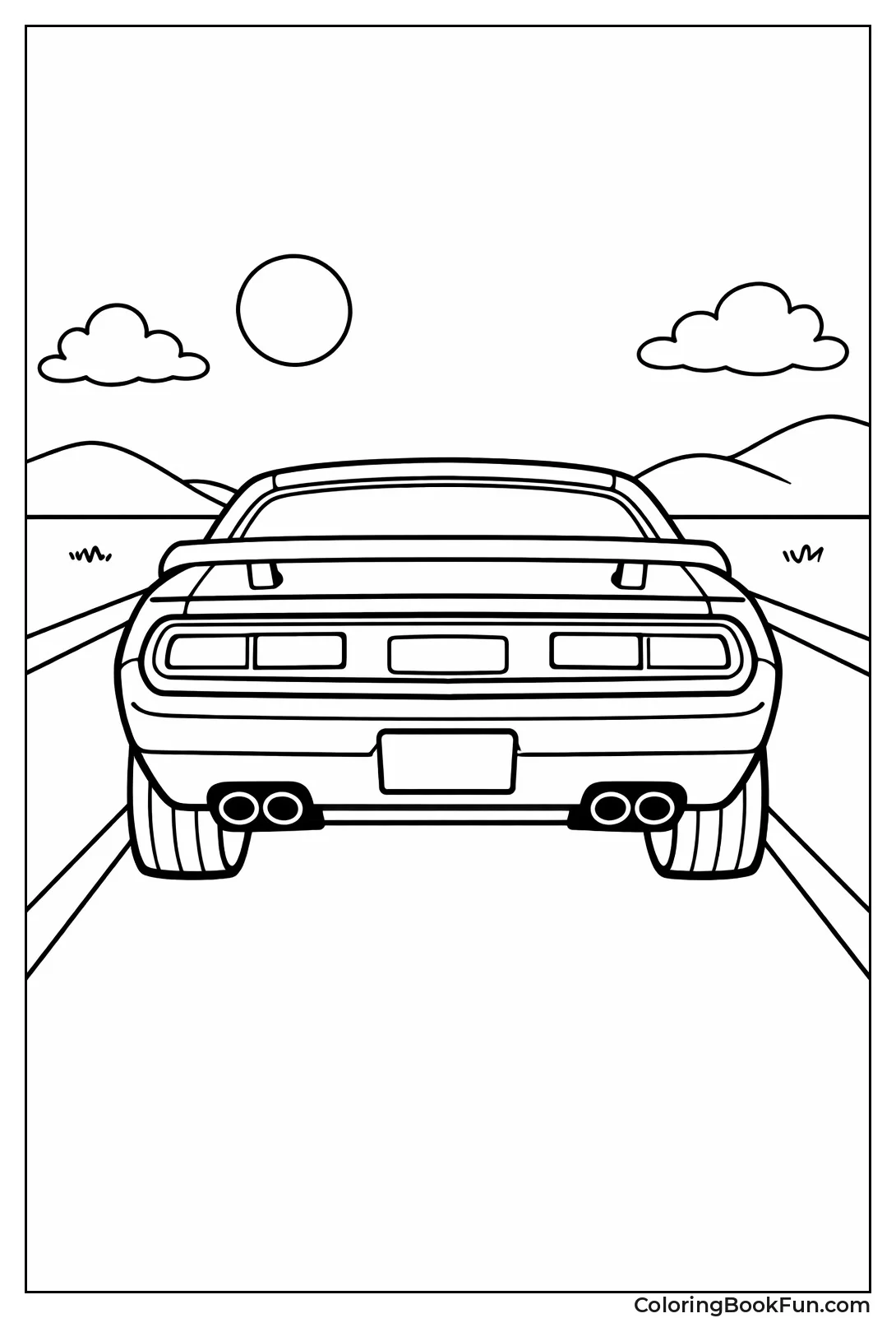 Muscle Car Rear Spoiler