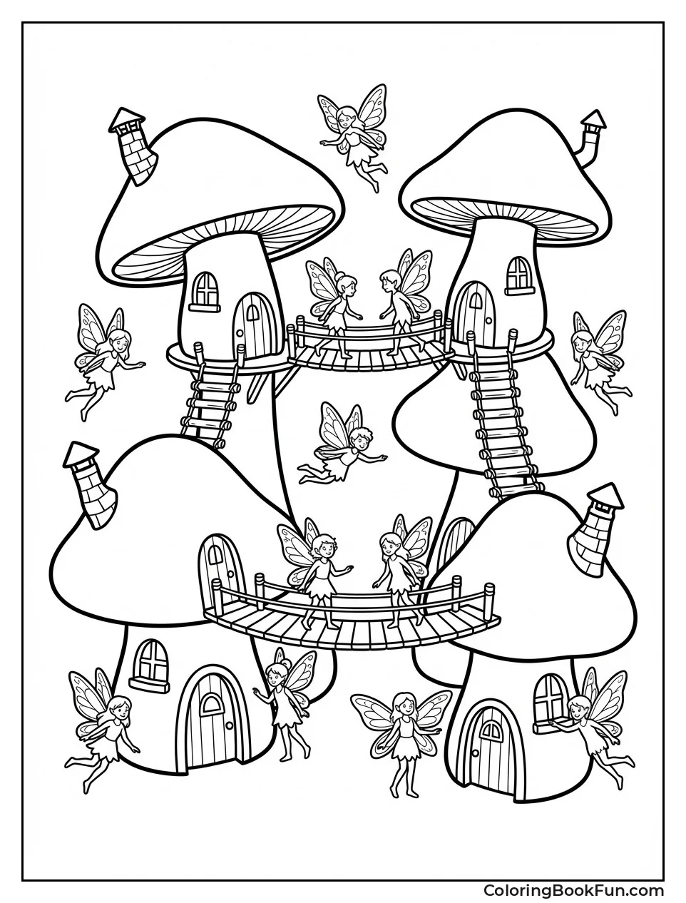 Mushroom Fairy Village