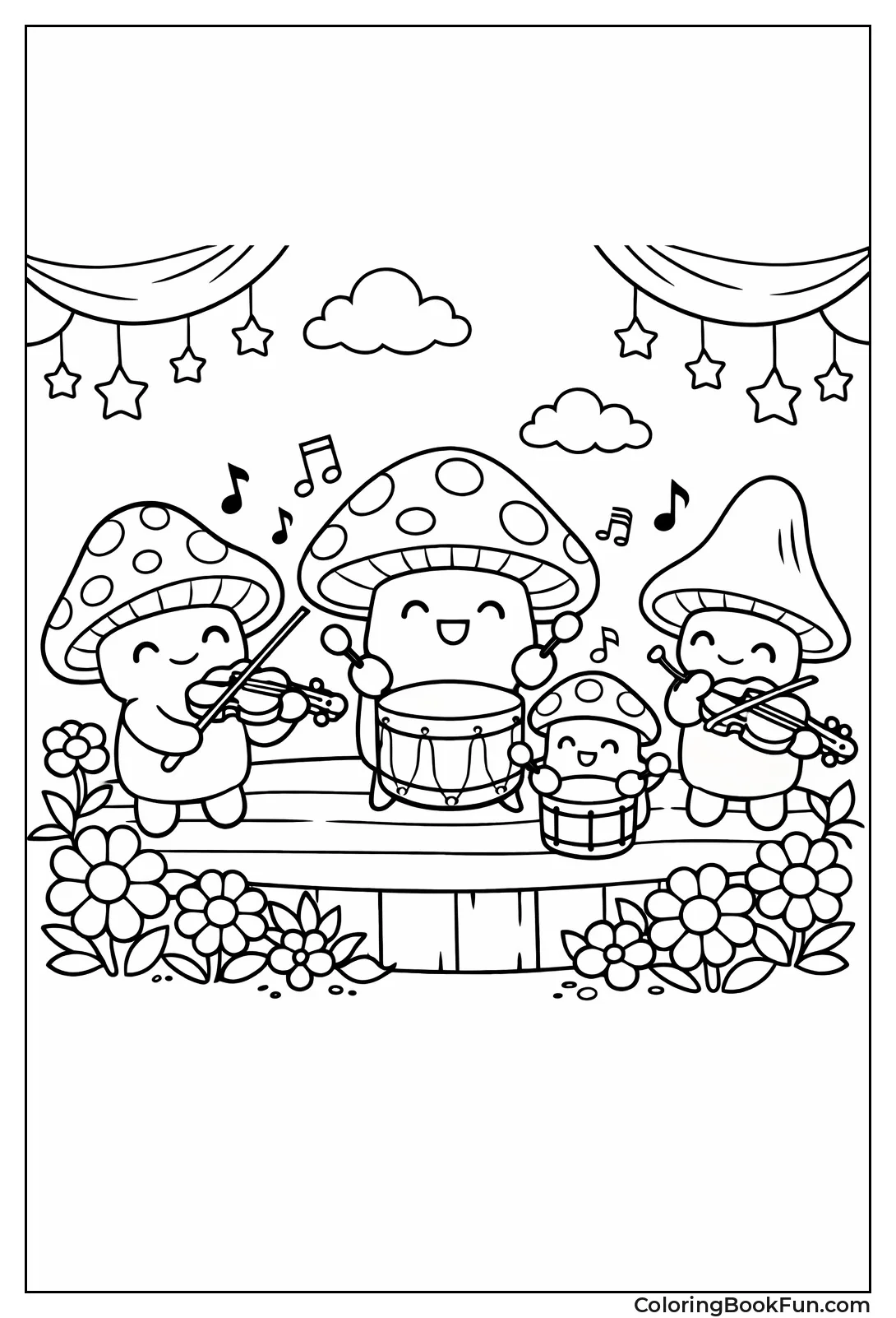 Mushrooms Play Music Orchestra