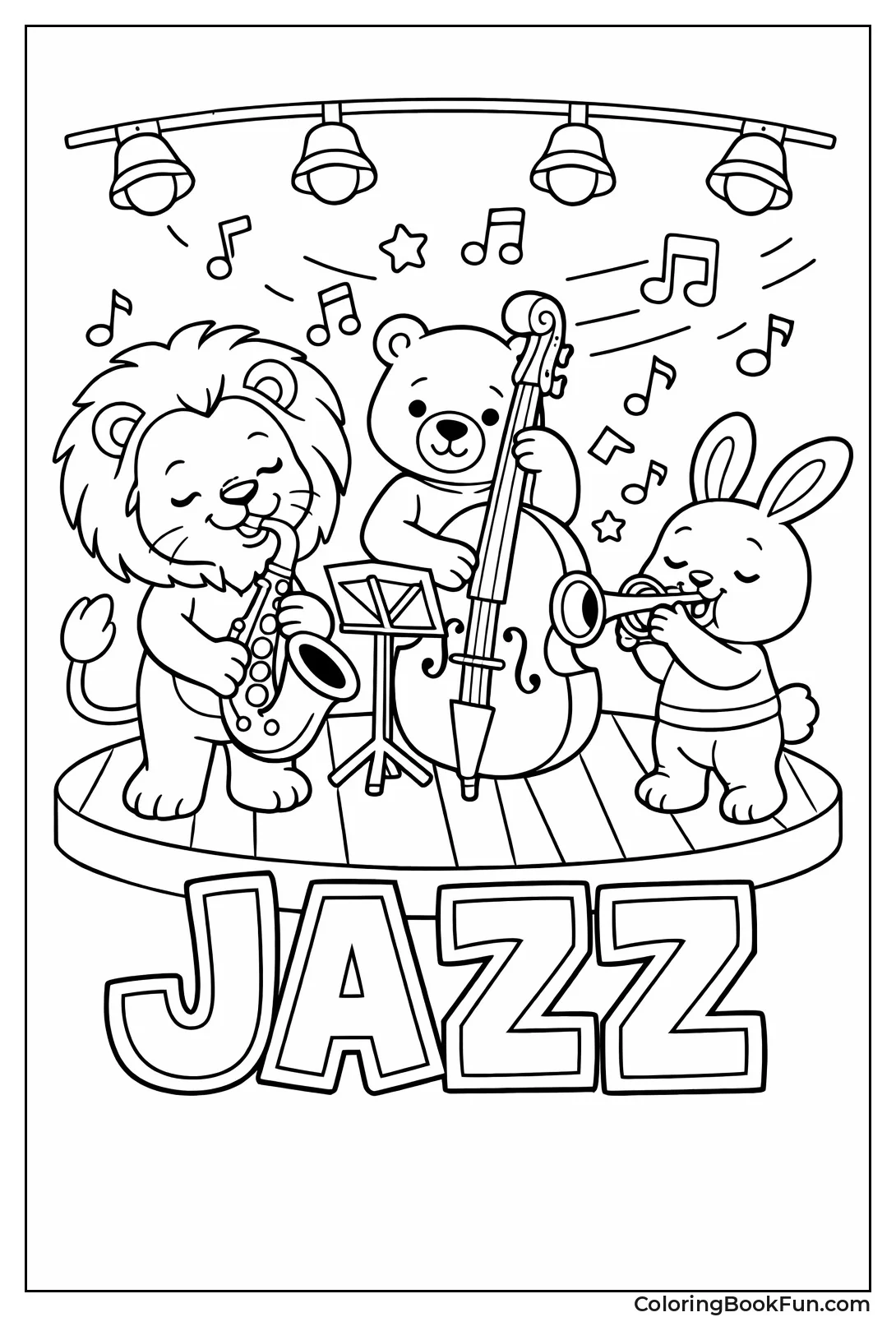 Animal Jazz Band Playing