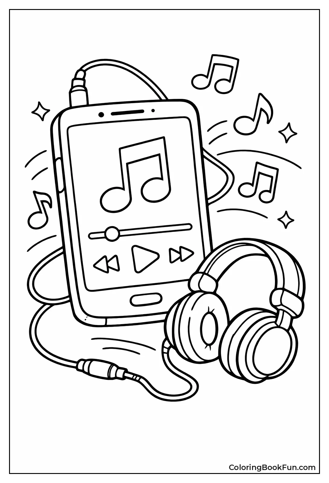 Phone Plays Music Notes