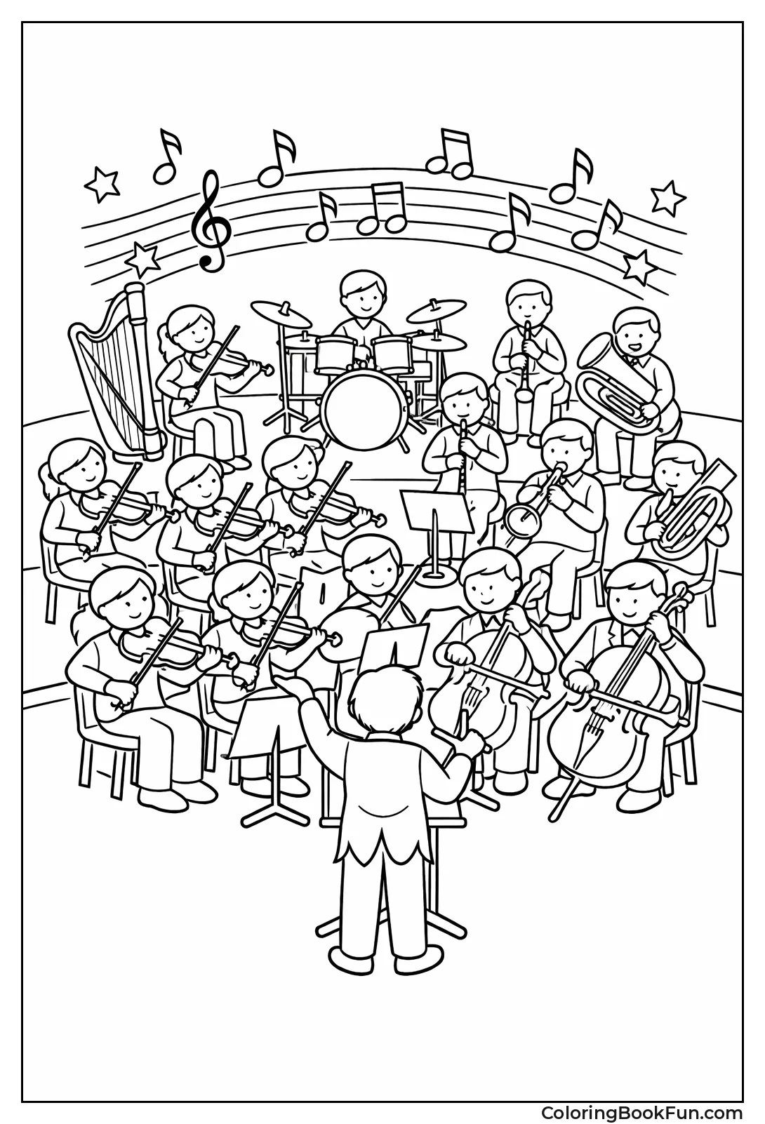 Full Orchestra in Circle