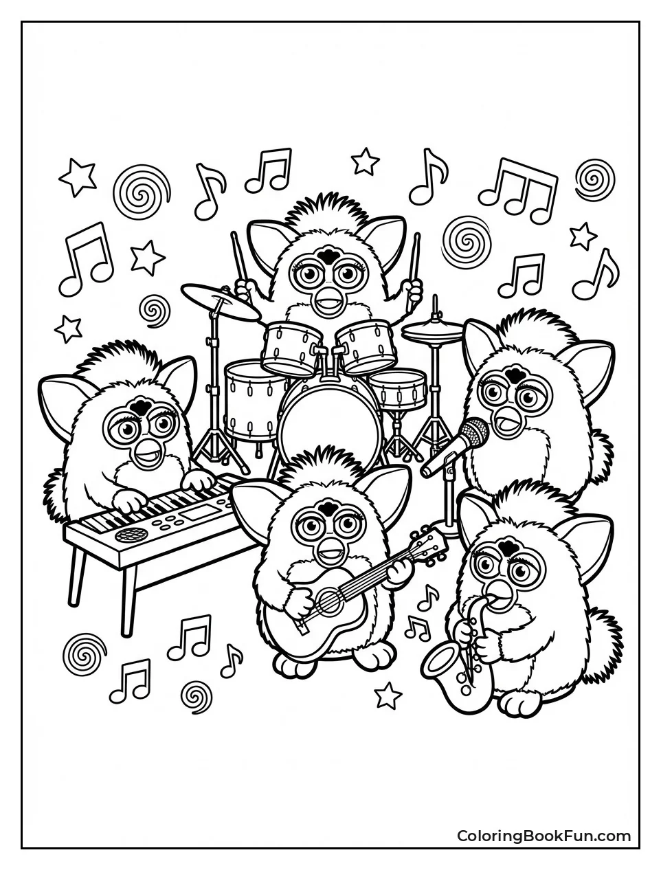Furbys Musical Band Jam