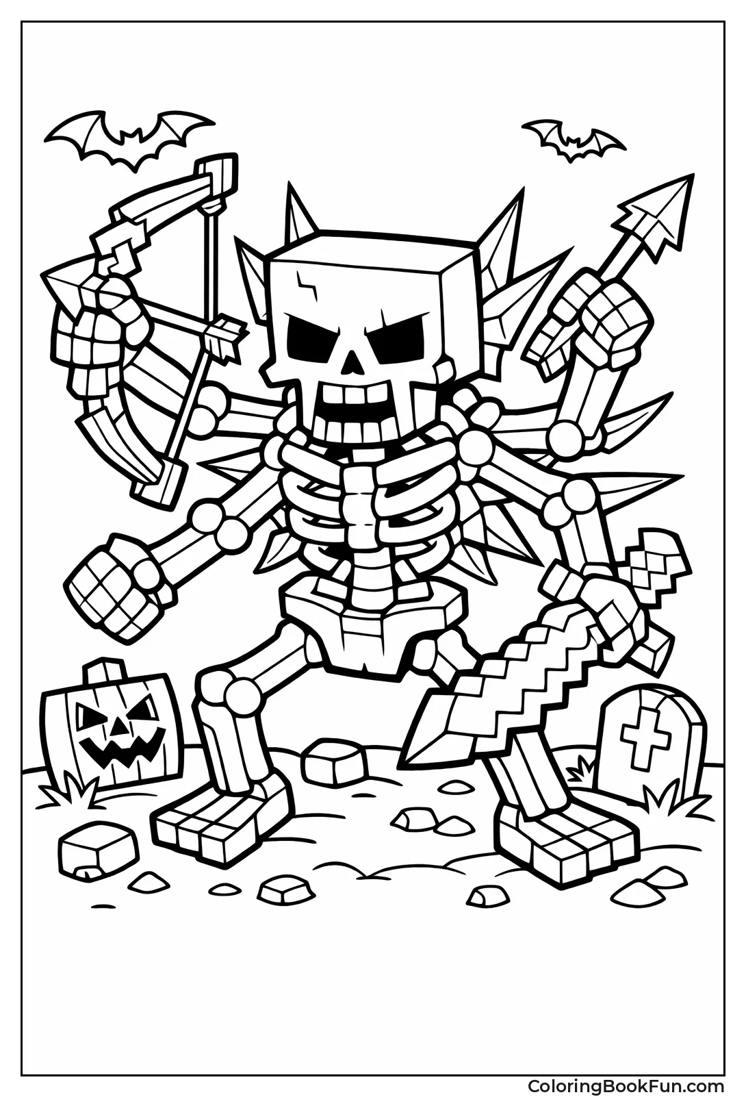 Spiky Mutant Skeleton