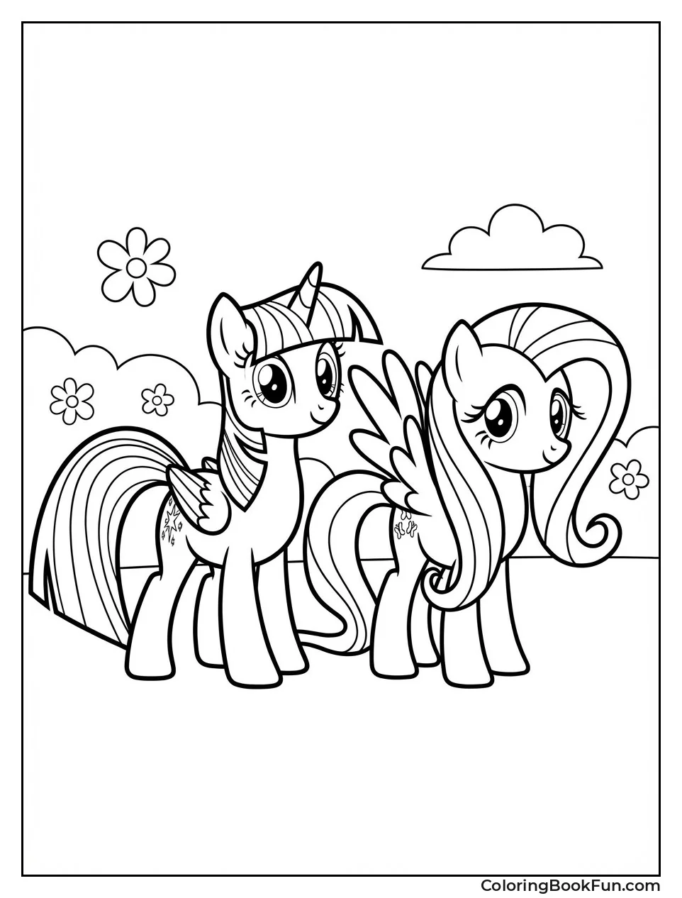 Twilight and Fluttershy