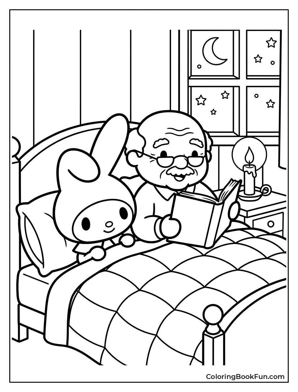 Grandpa Reads Bedtime Story