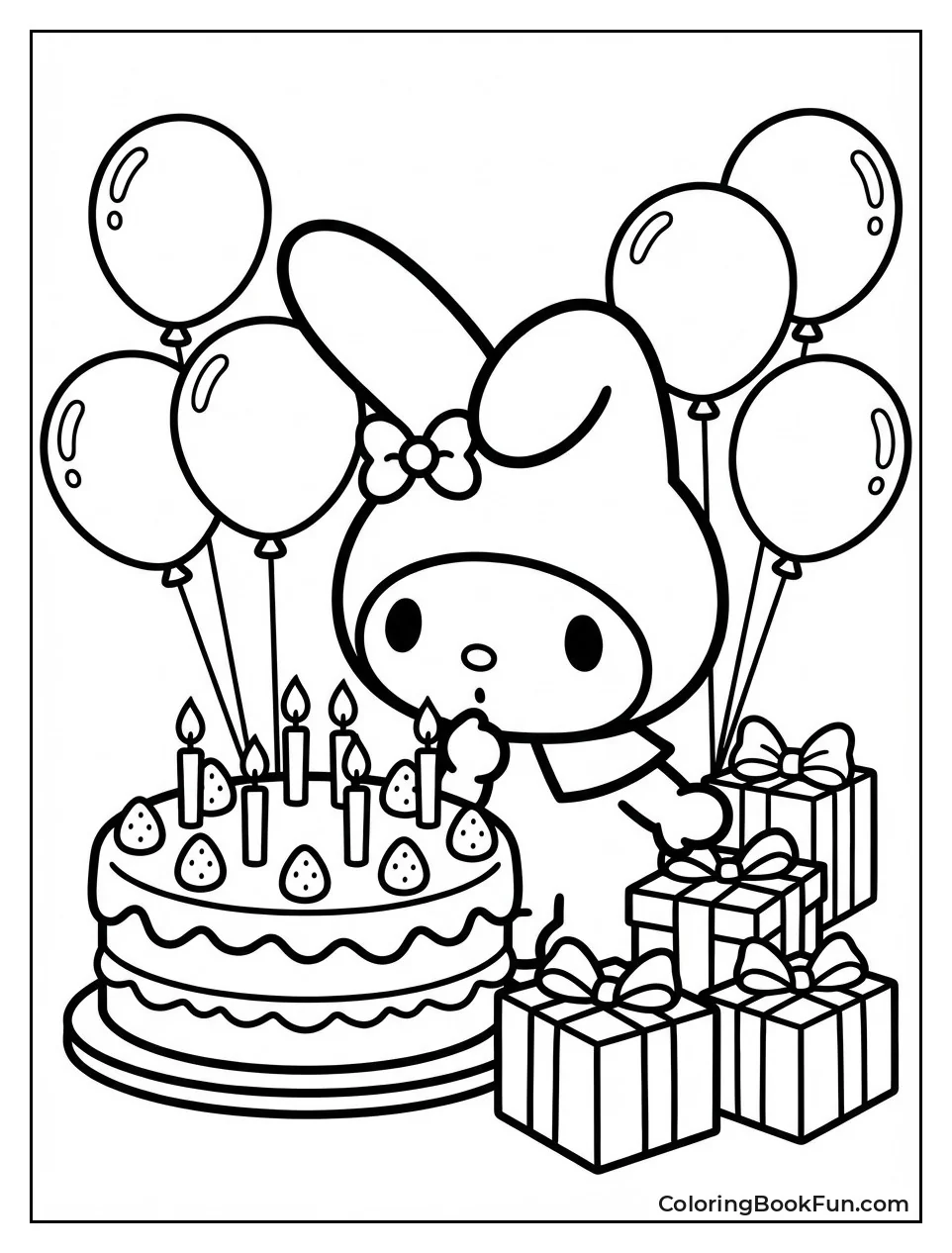 My Melody Blows Candles