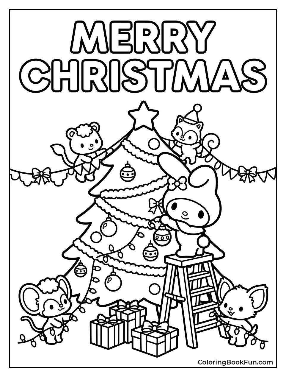 My Melody Decorates Tree