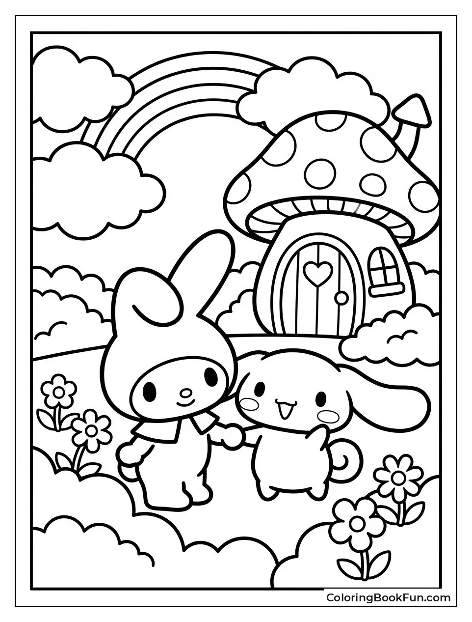 Cinnamoroll Runs with My Melody