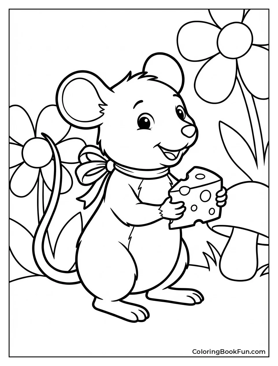 Flat Holds Piece Cheese