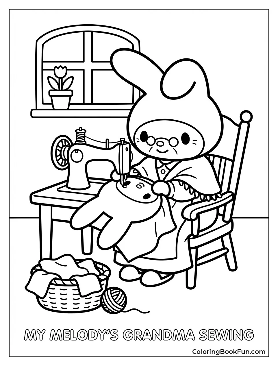 Grandma Sews Red Hood