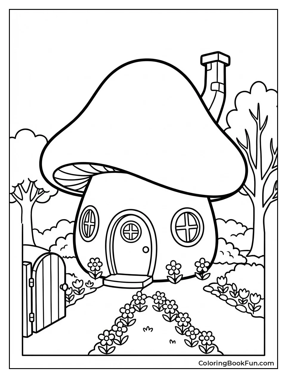 My Melody Mushroom House