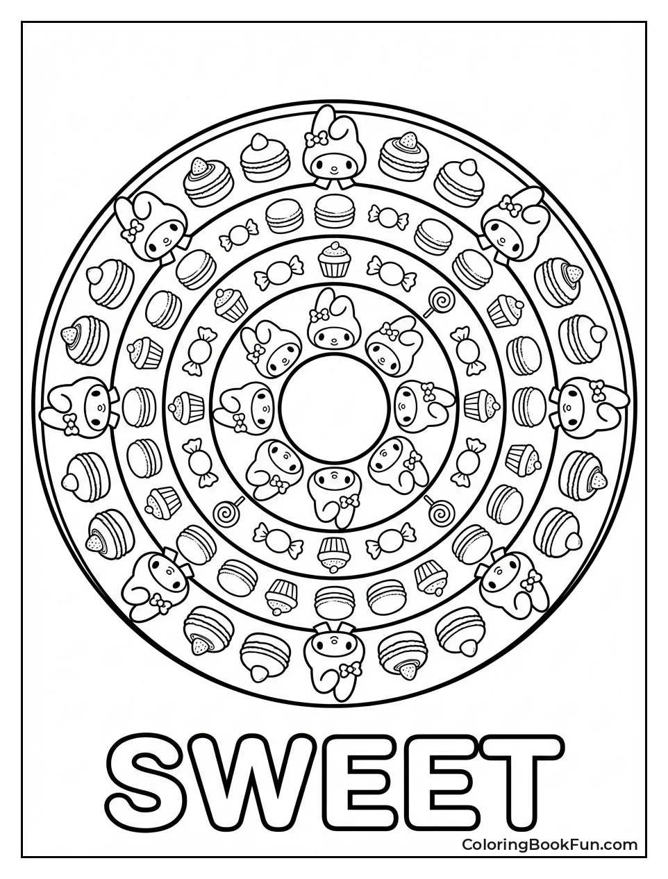 My Melody Treat Mandala