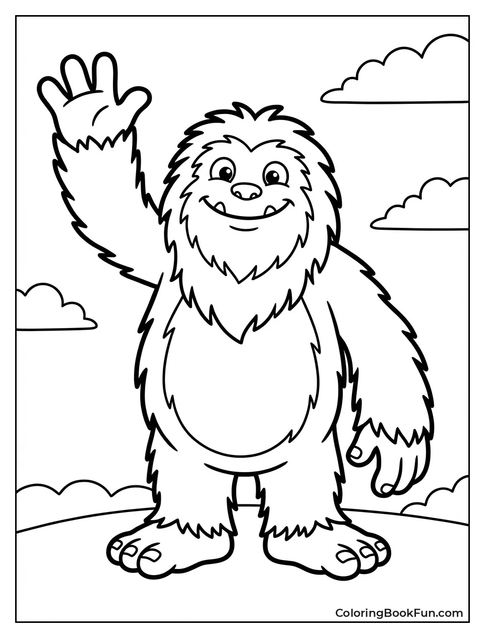 Mammott Waving Happily