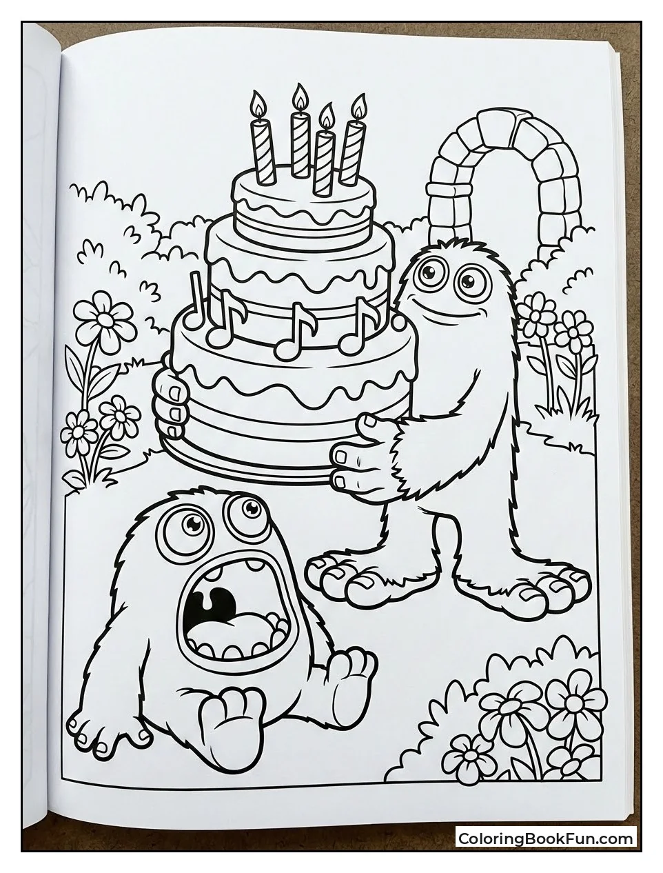 Feeding Potbelly Cake