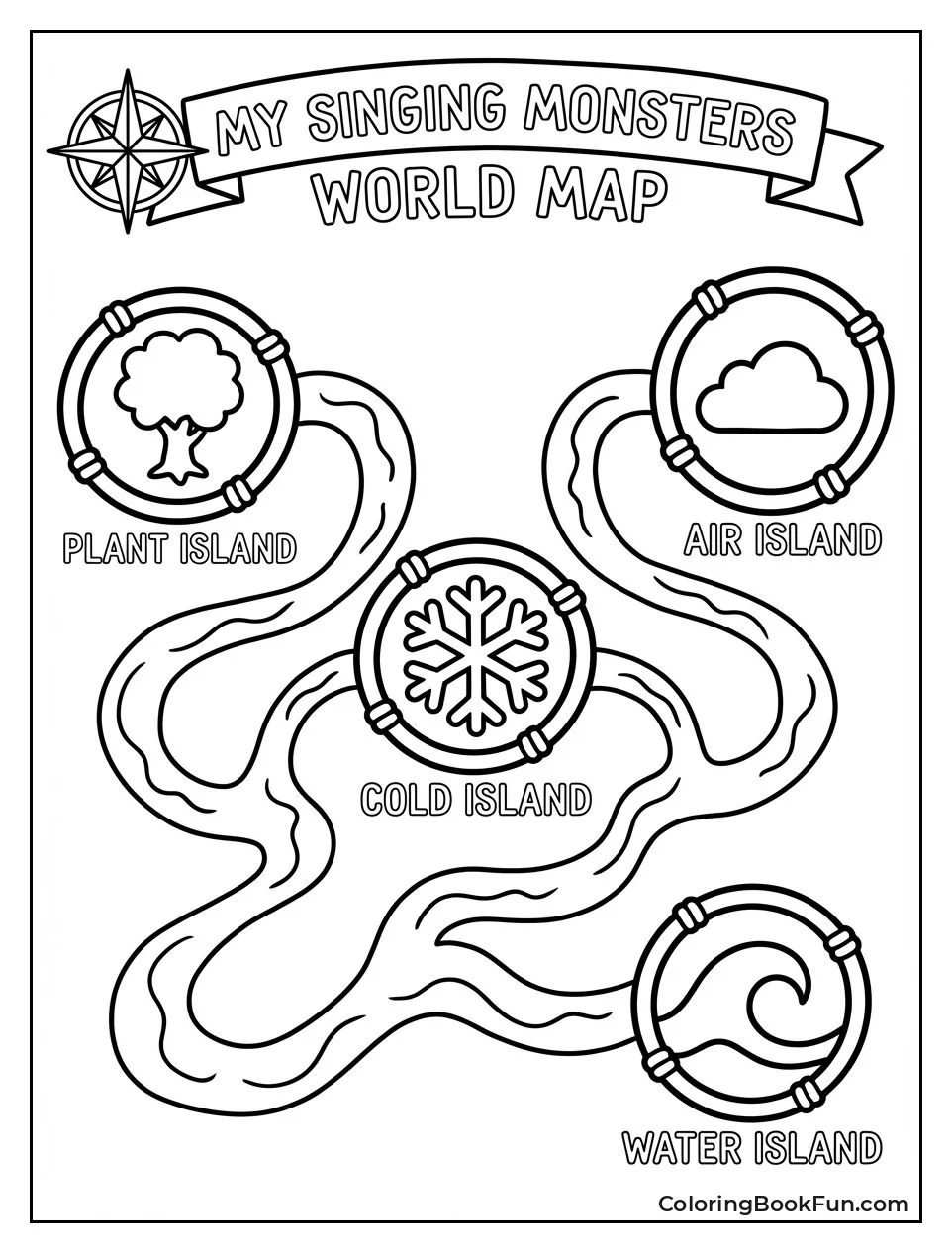 Monster World Map