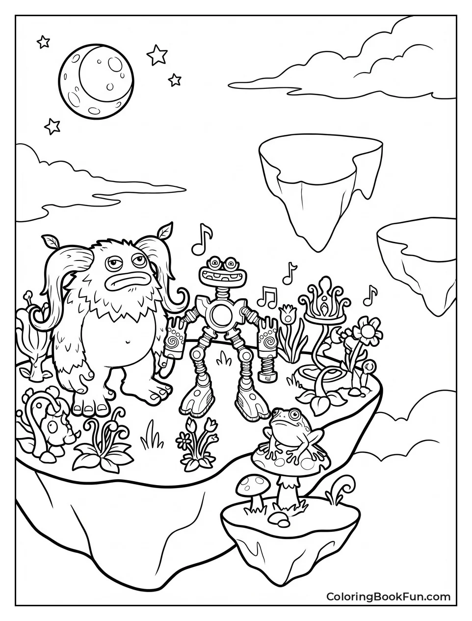 Dreamy Mythical Island