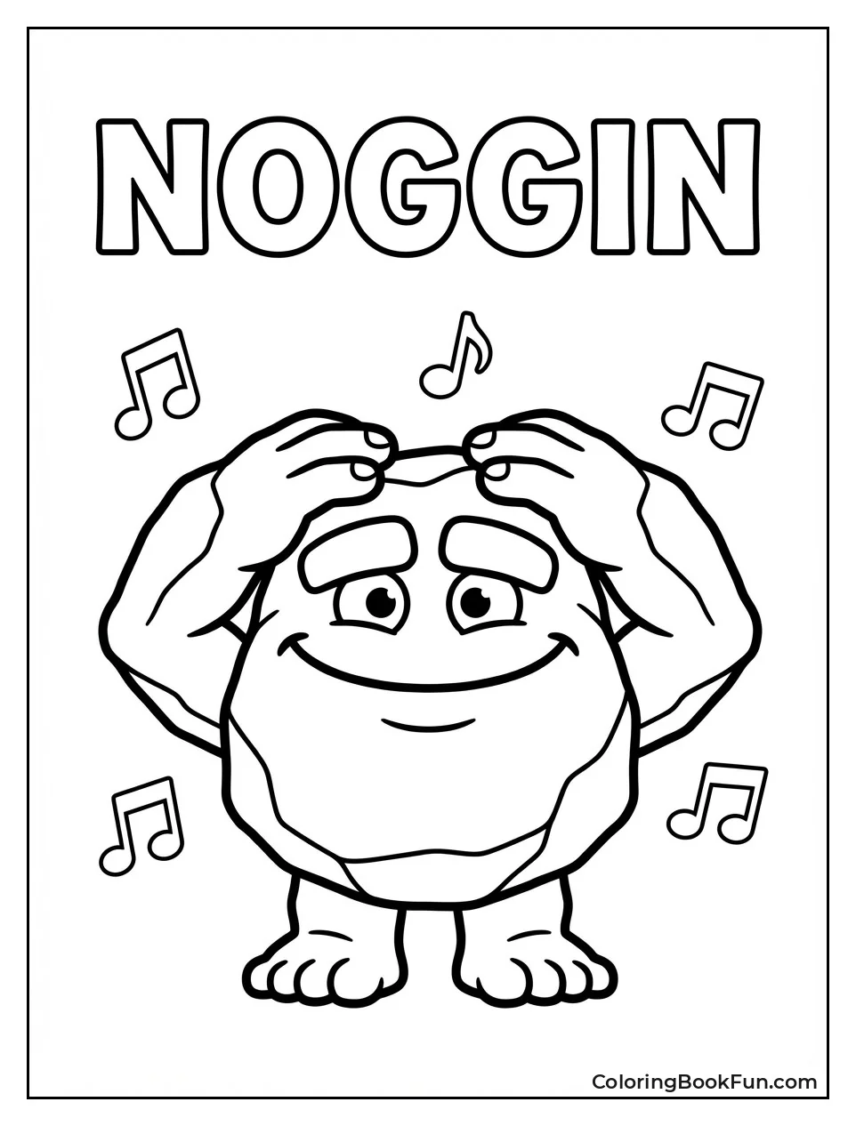 Smiling Noggin with Notes