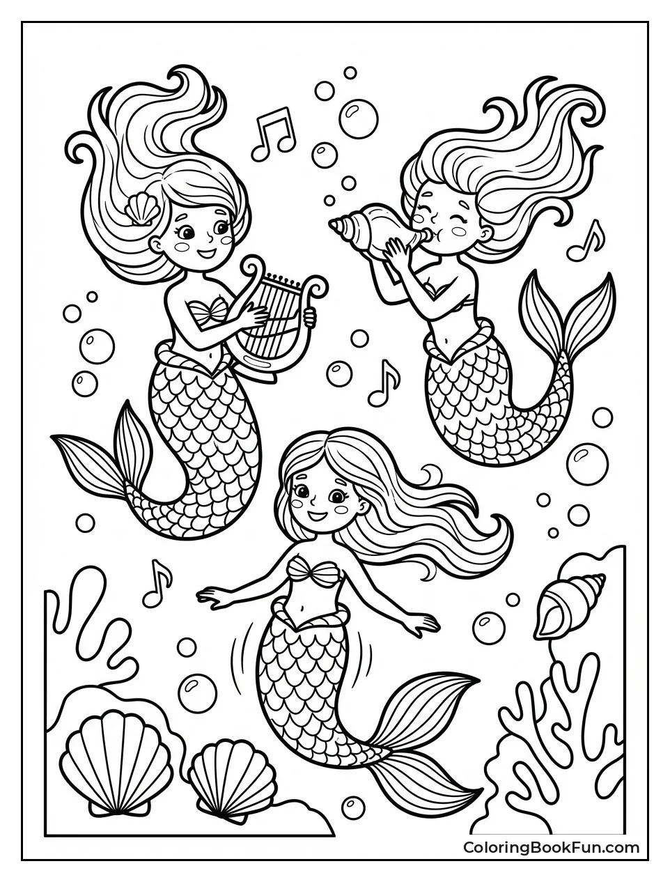Mermaids Ocean Party