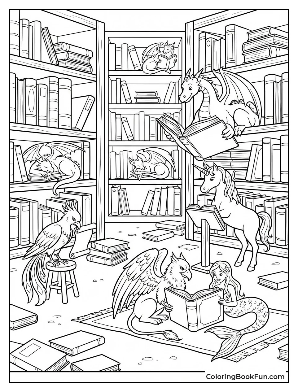 Creatures Reading Big Books