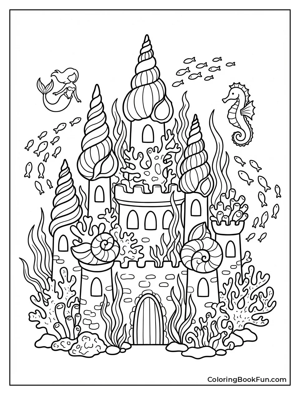 Underwater Mermaid Palace