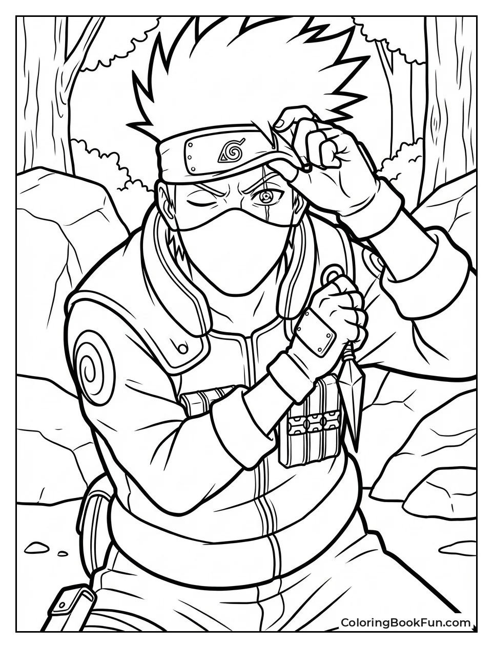 Kakashi Reveals Sharingan