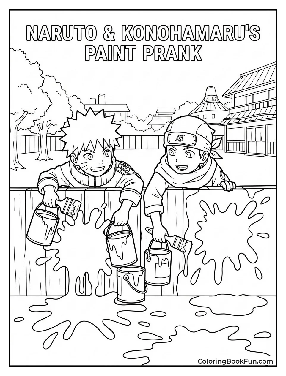 Naruto and Konohamaru Pull Prank