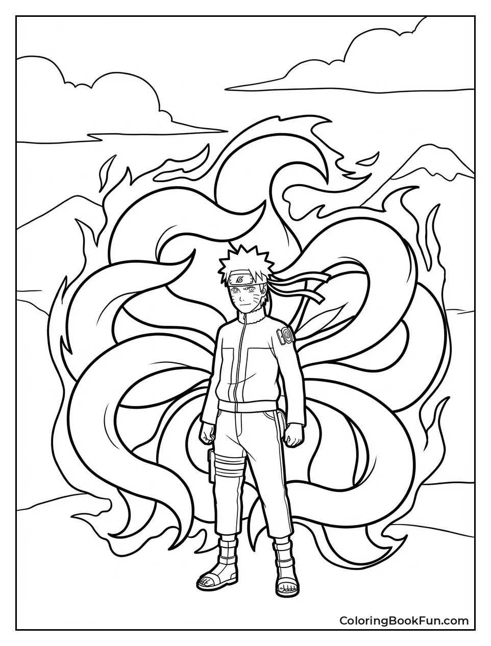 Kurama Shows Nine Tails