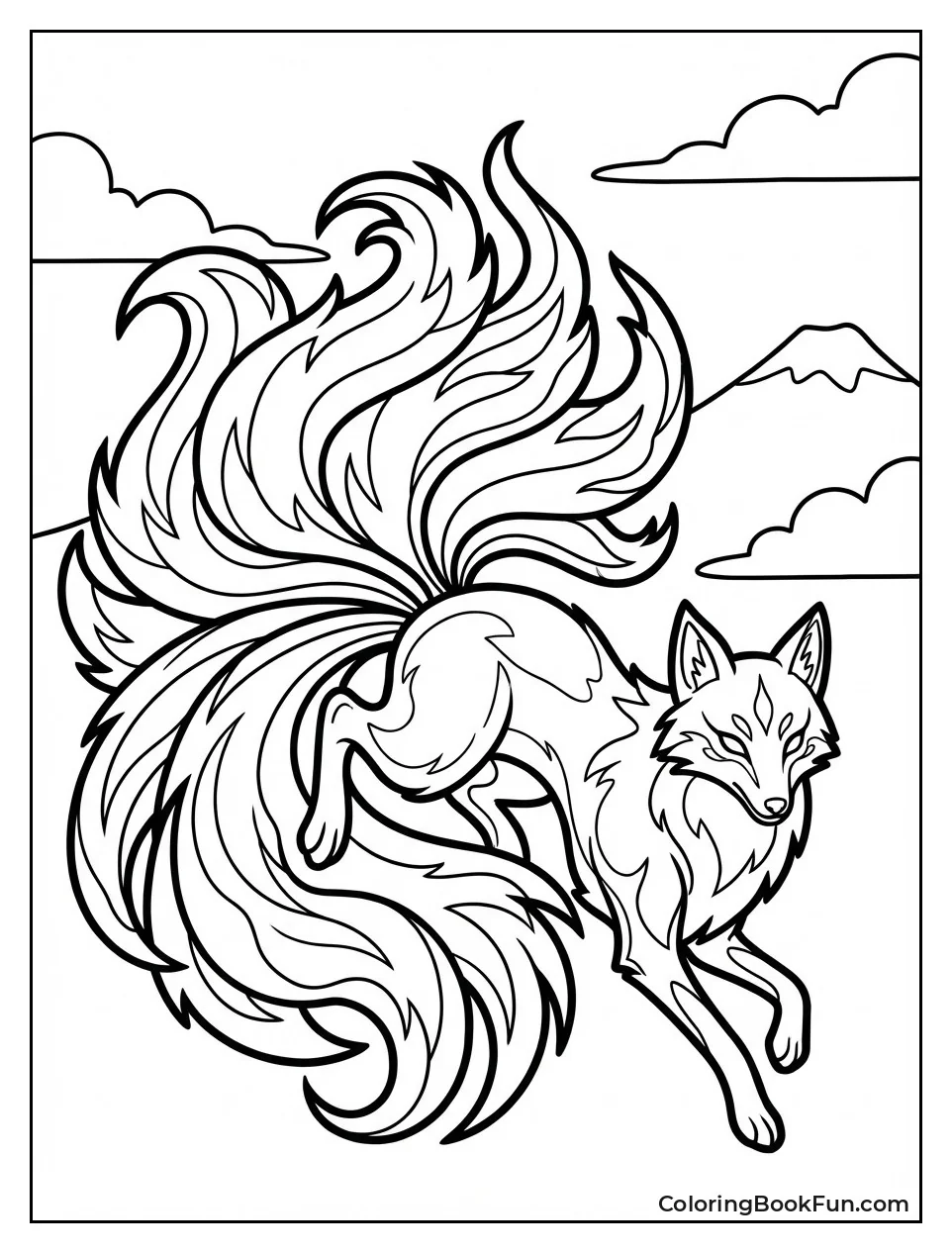 Nine-Tails Fox Leaps High