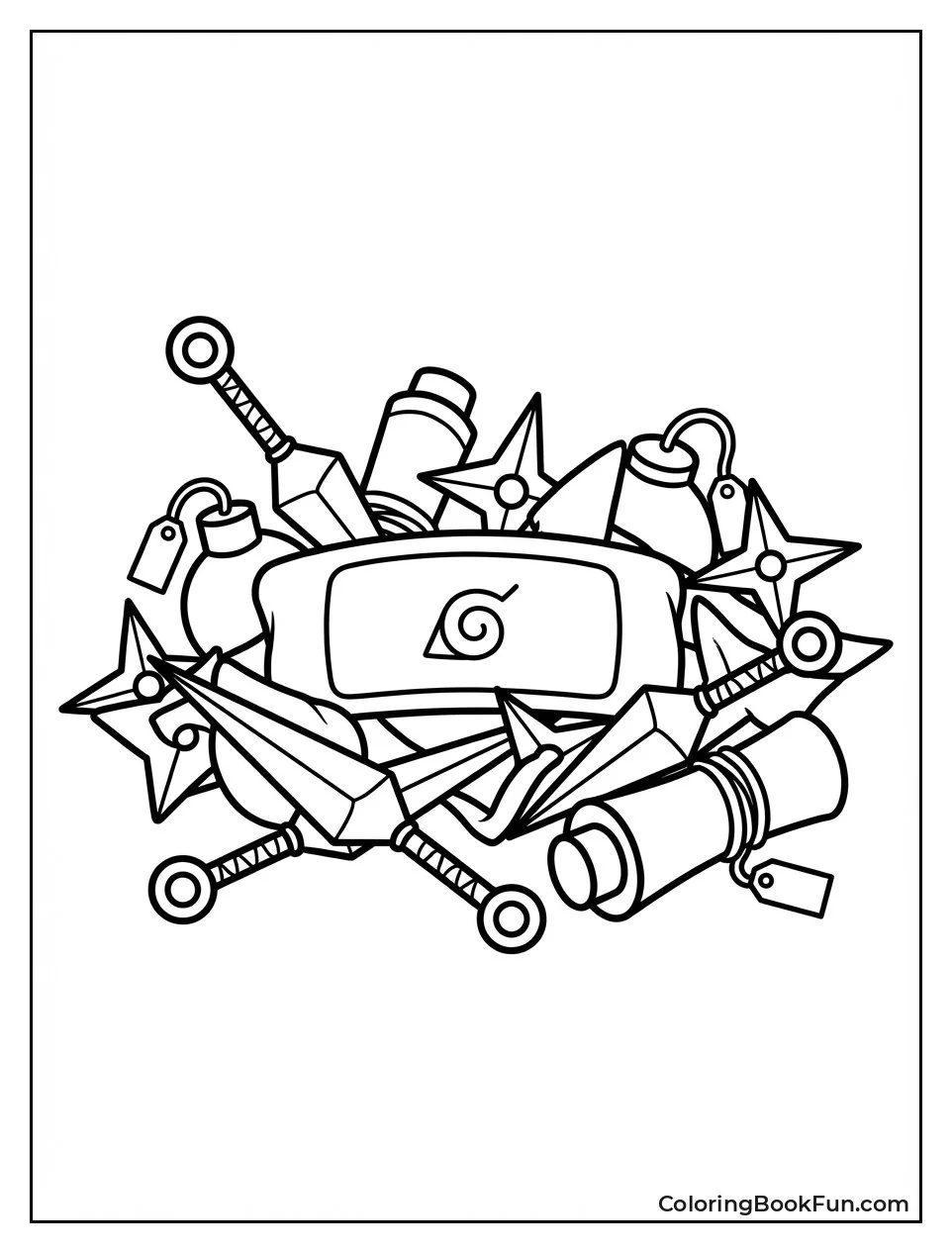 Ninja Tools and Weapons Kit