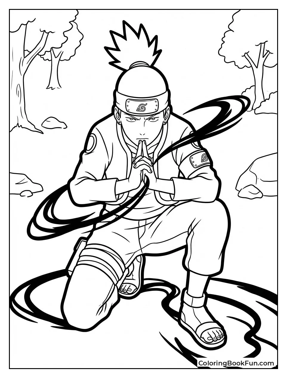 Shikamaru Extends Shadow Hands