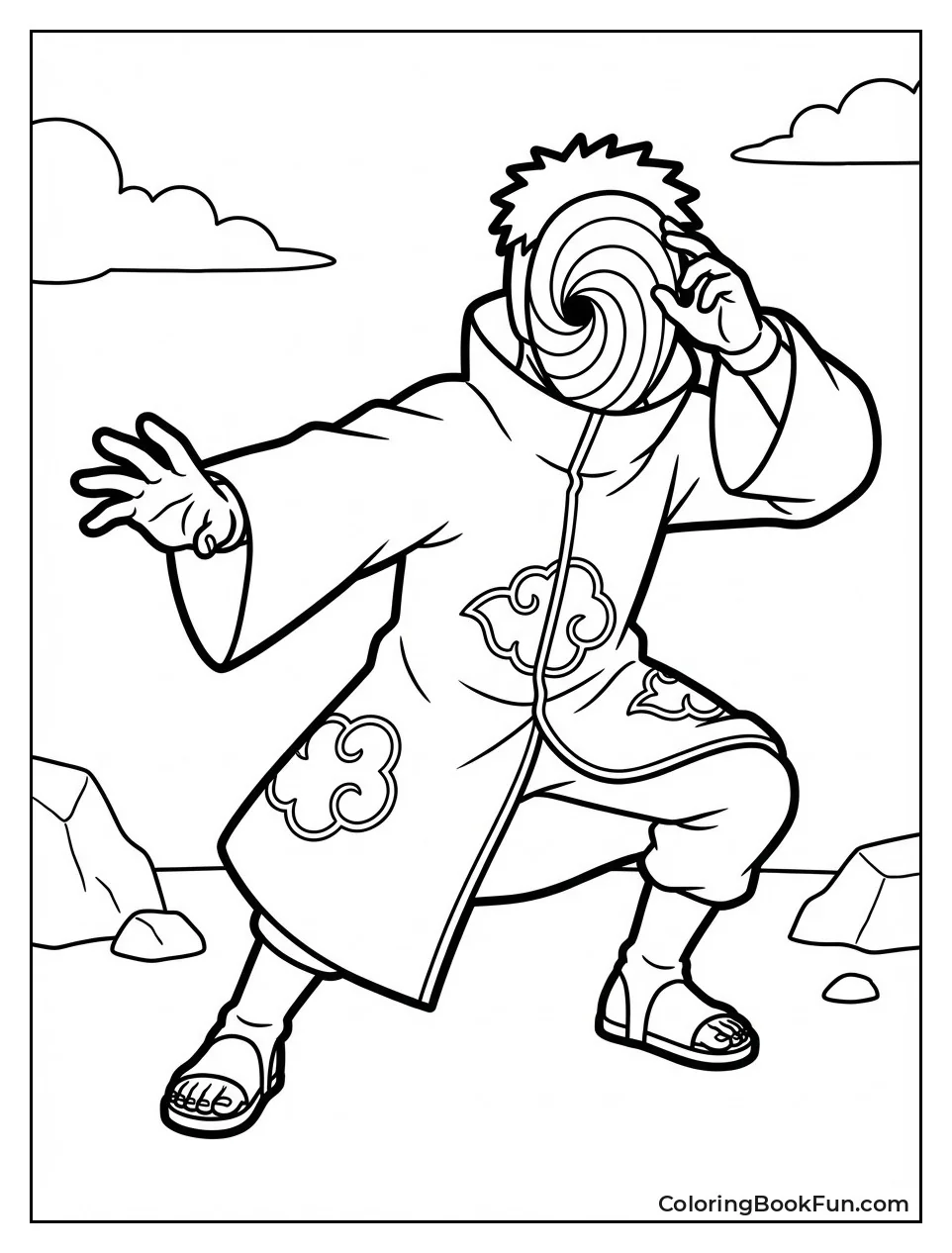 Tobi Wears Cool Mask