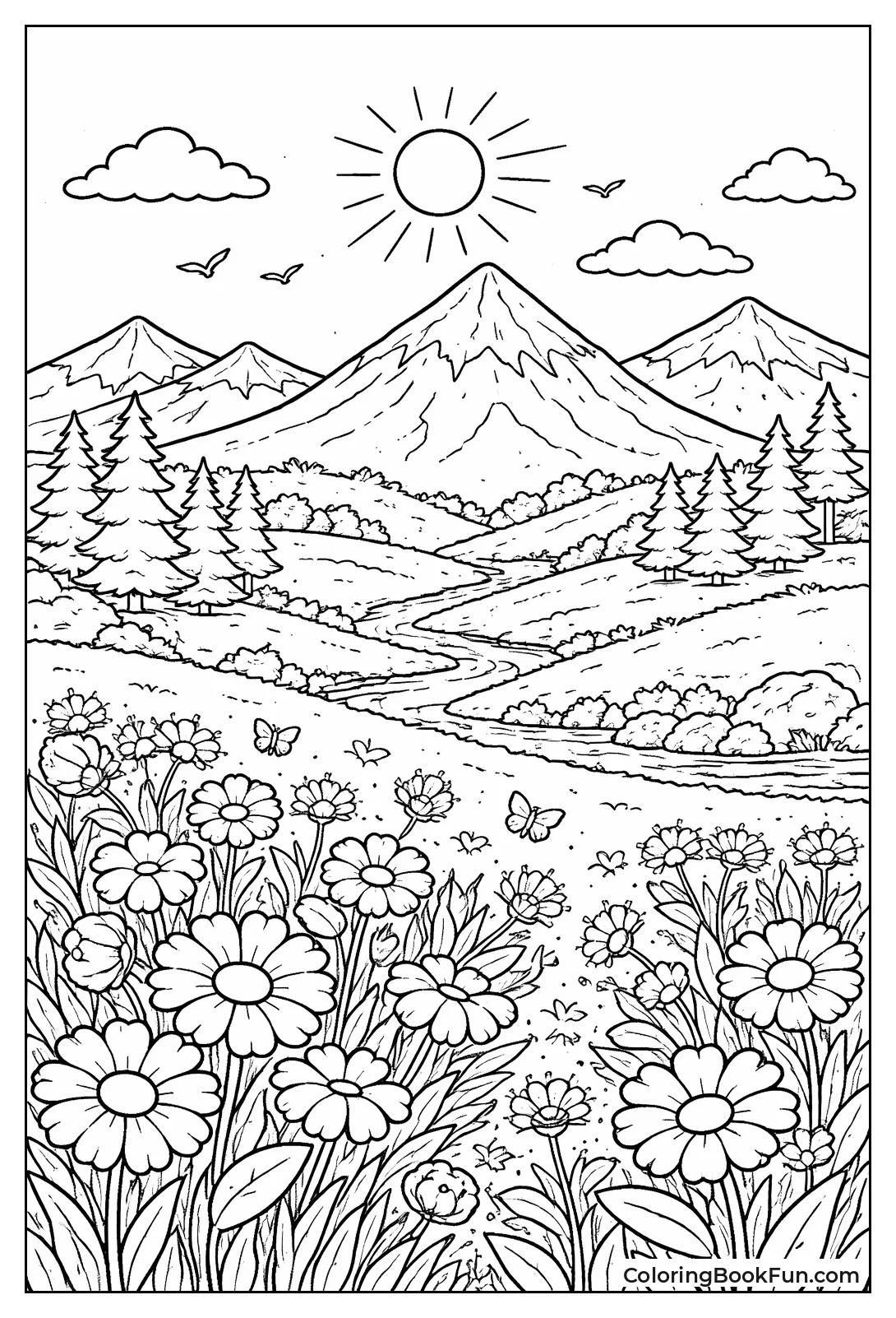 Alpine Wildflower Meadow