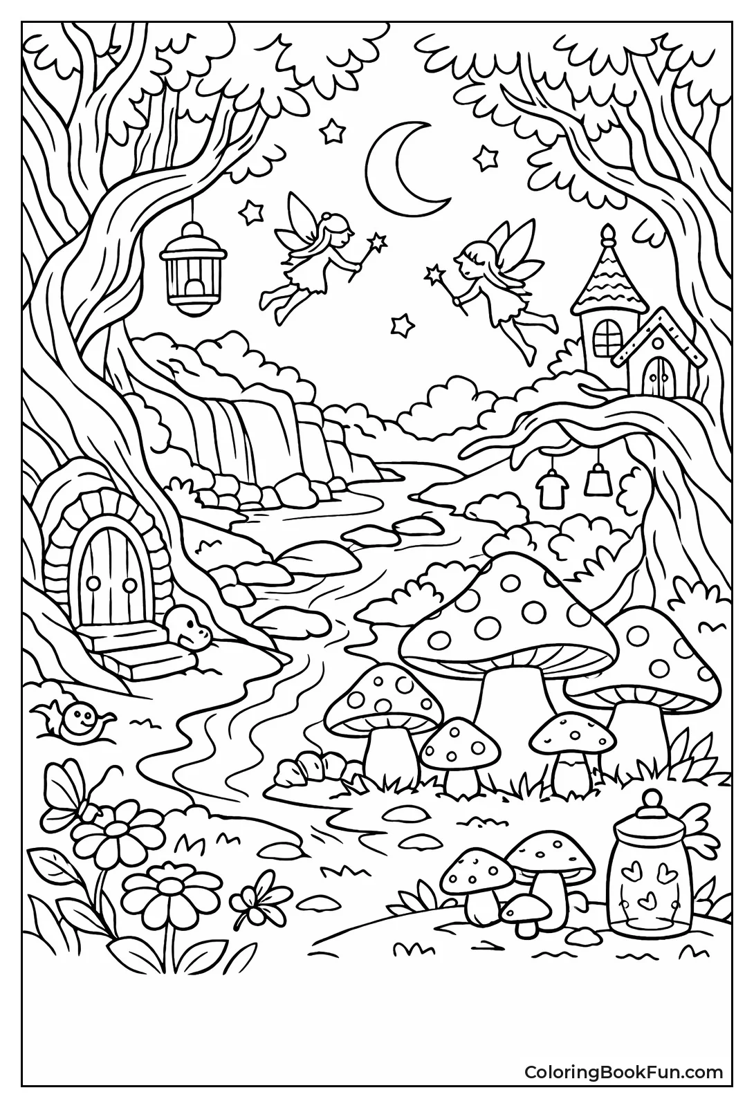 Path Winds through Enchanted Woods