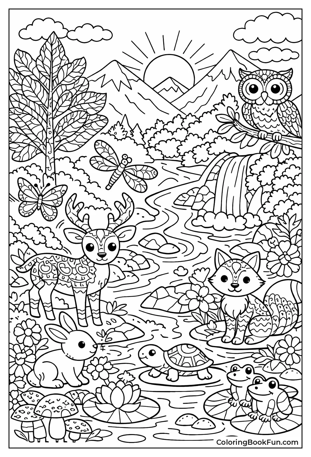 Lacy Petals Hide Tiny Birds