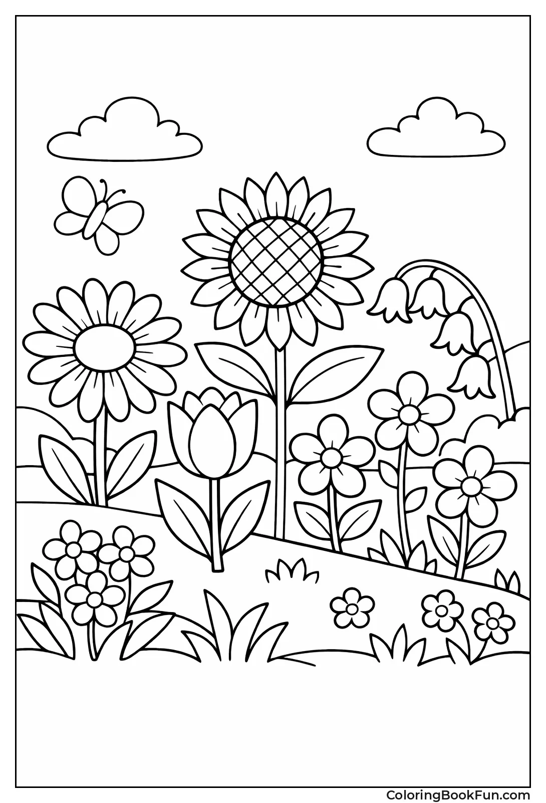 Flowers in Nature Scenes