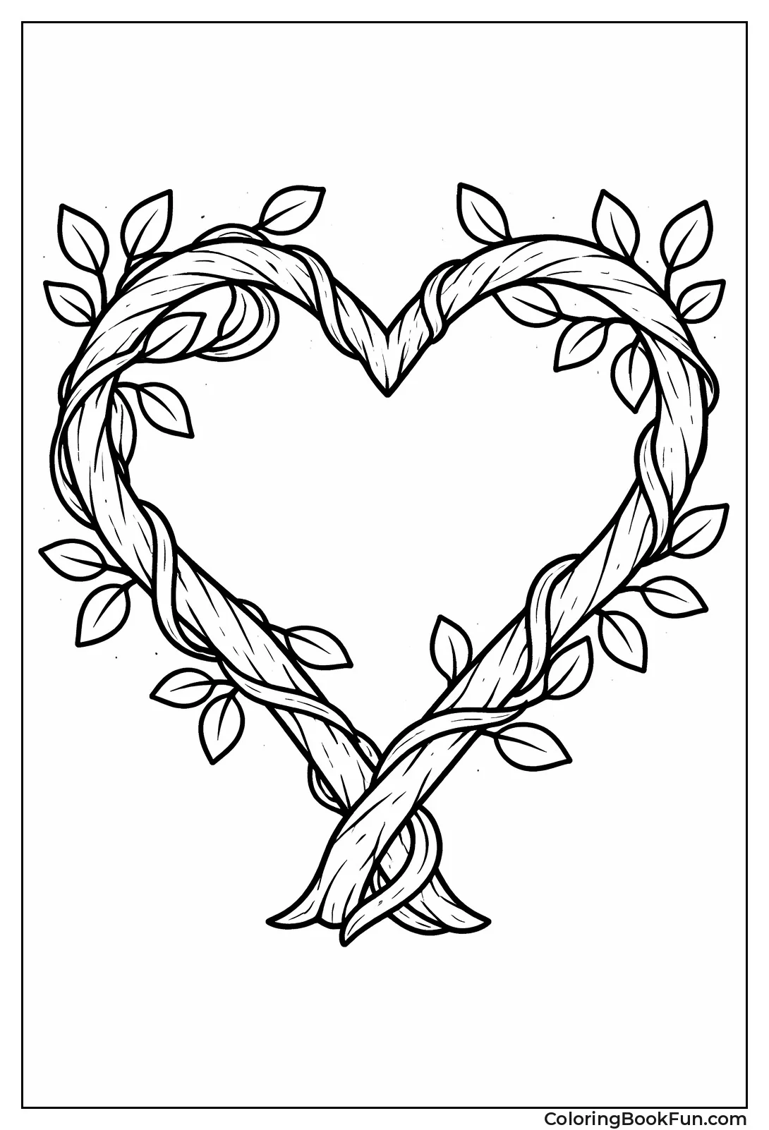 Vines Forming Heart Shape