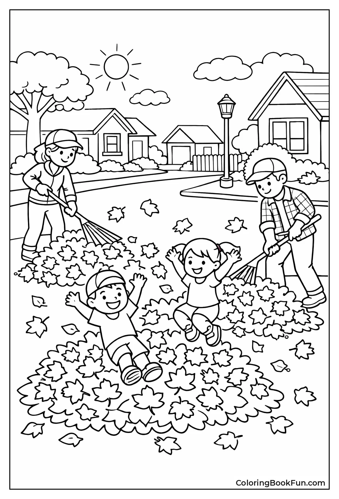 Raking Piles of Leaves