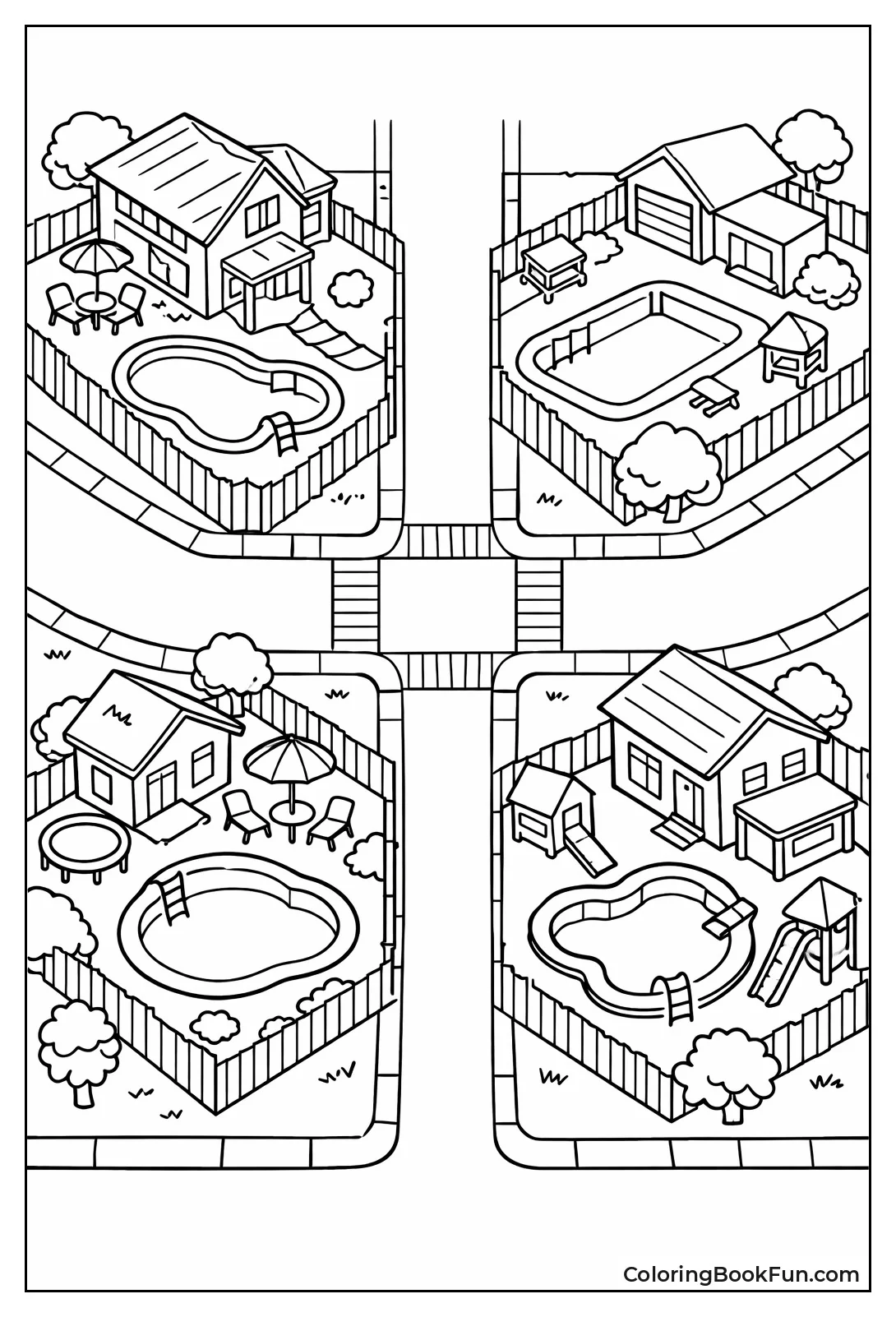 Bird's Eye Neighborhood View