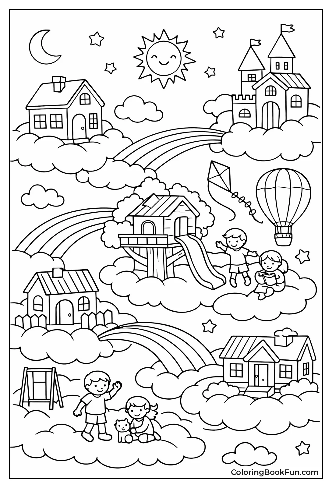 Houses on Floating Clouds