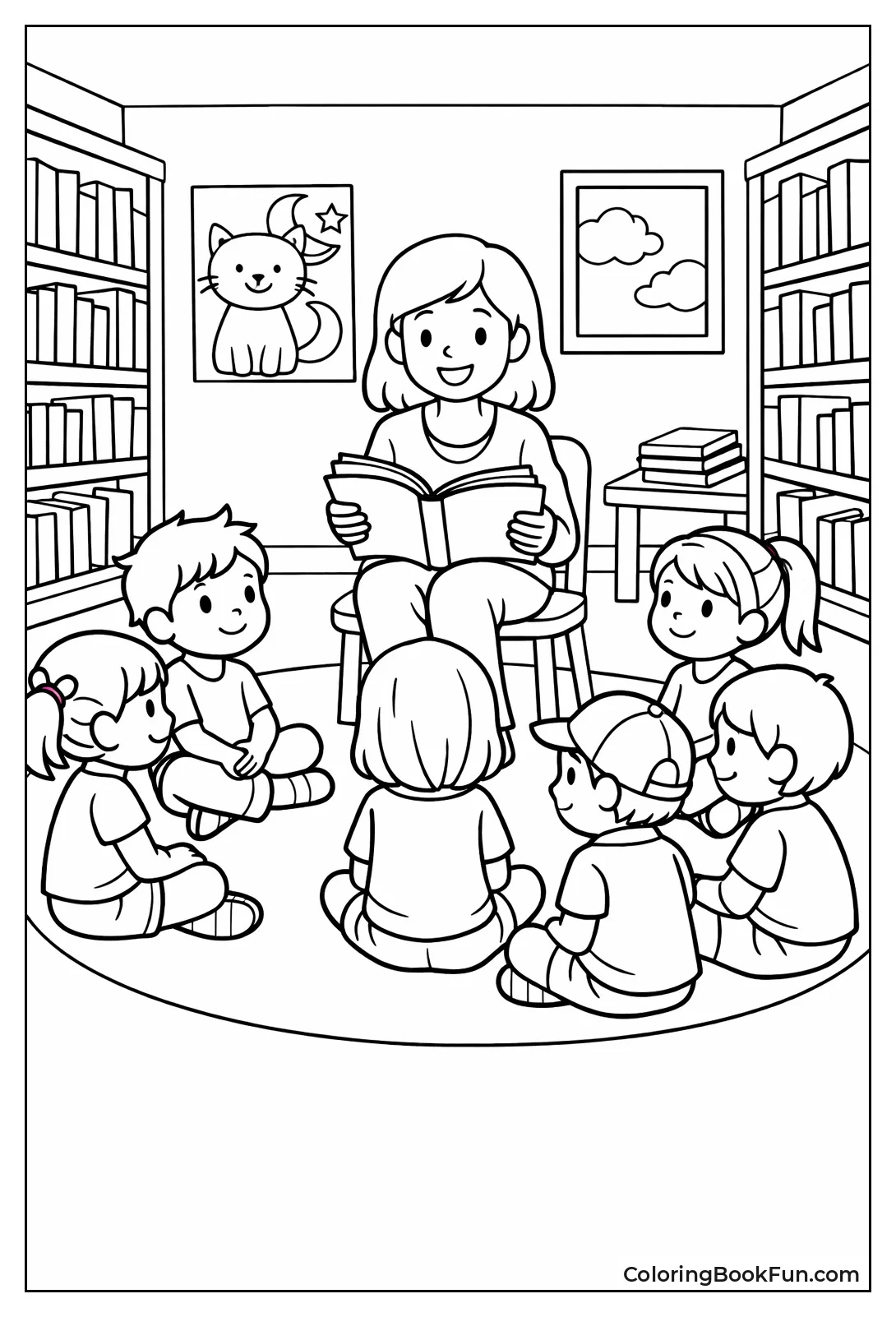 Story Hour in Library