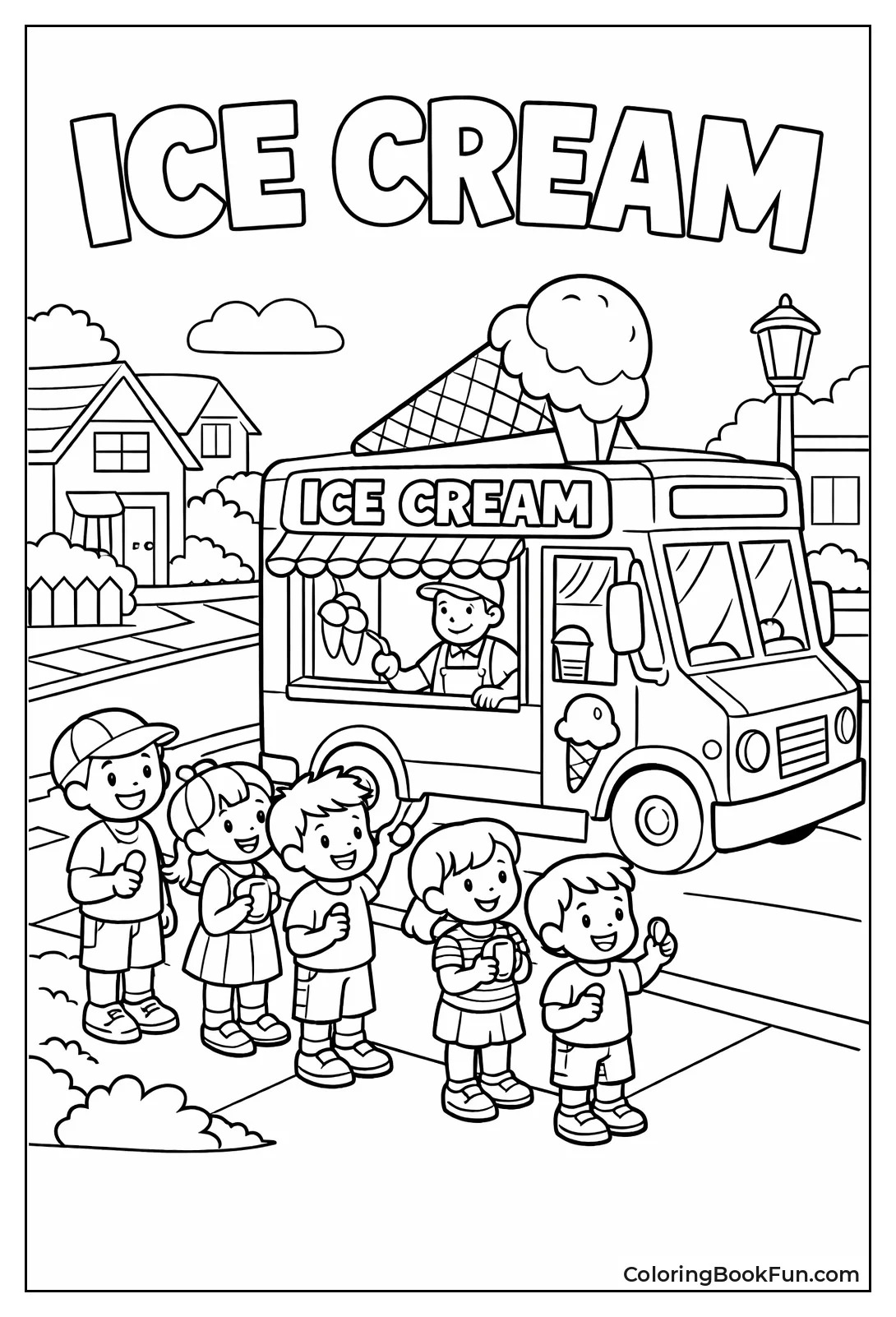 Ice Cream Truck Lineup