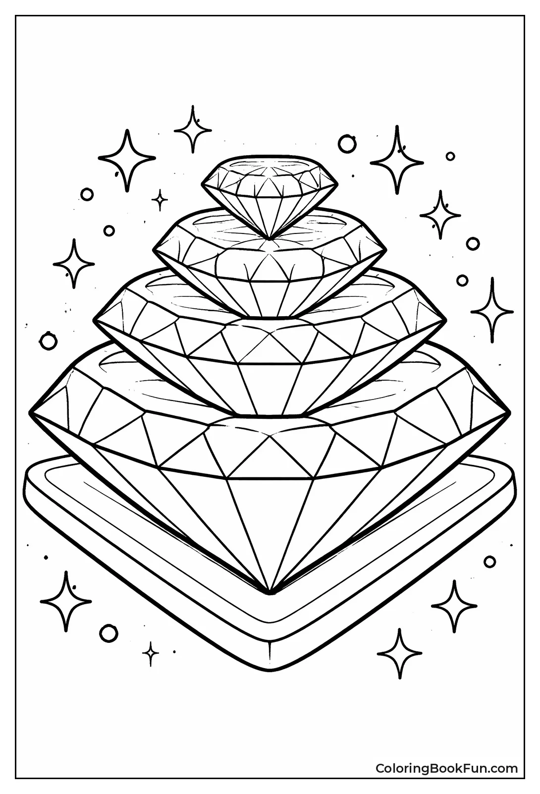 Nested Stack of Diamonds