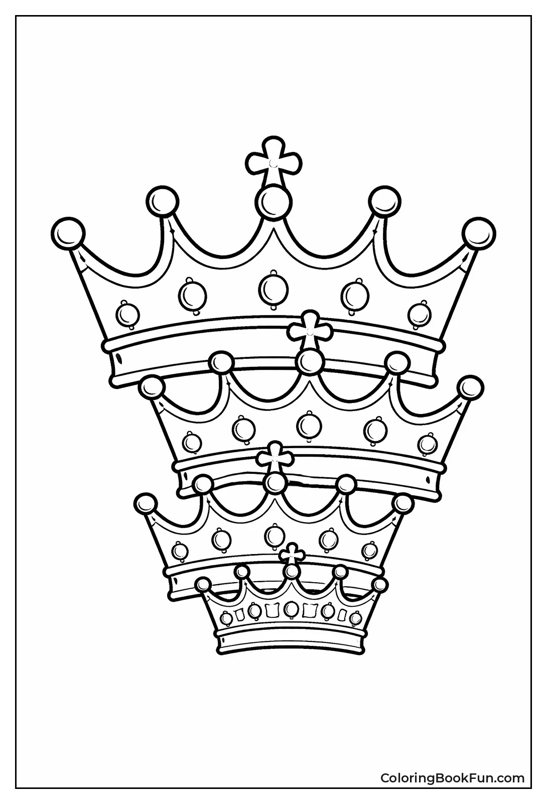 Nested Layered Size Crowns