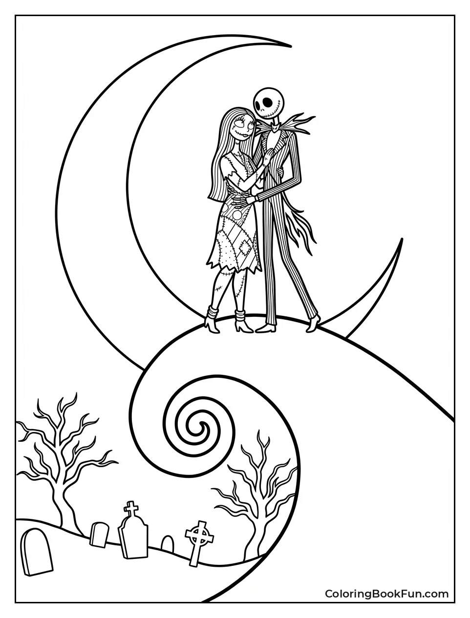 Jack Kisses Sally Hilltop