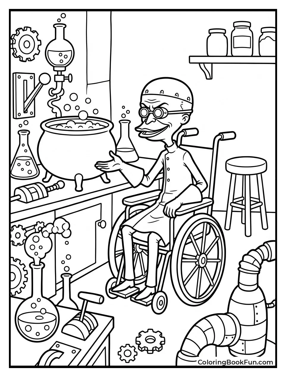 Finkelstein Mixes Lab Potions