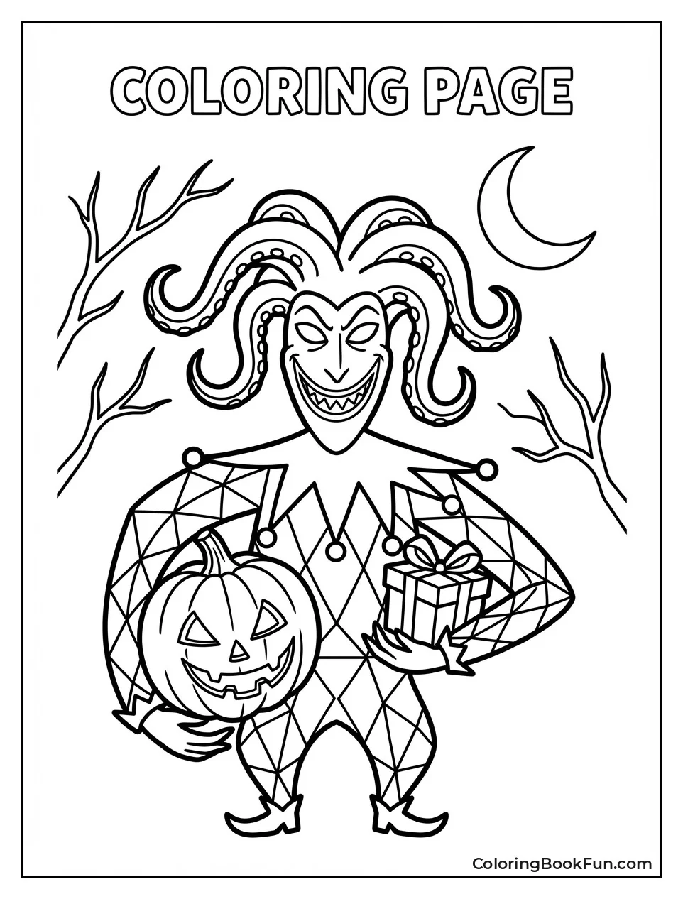 Harlequin Demon Waves Tentacles