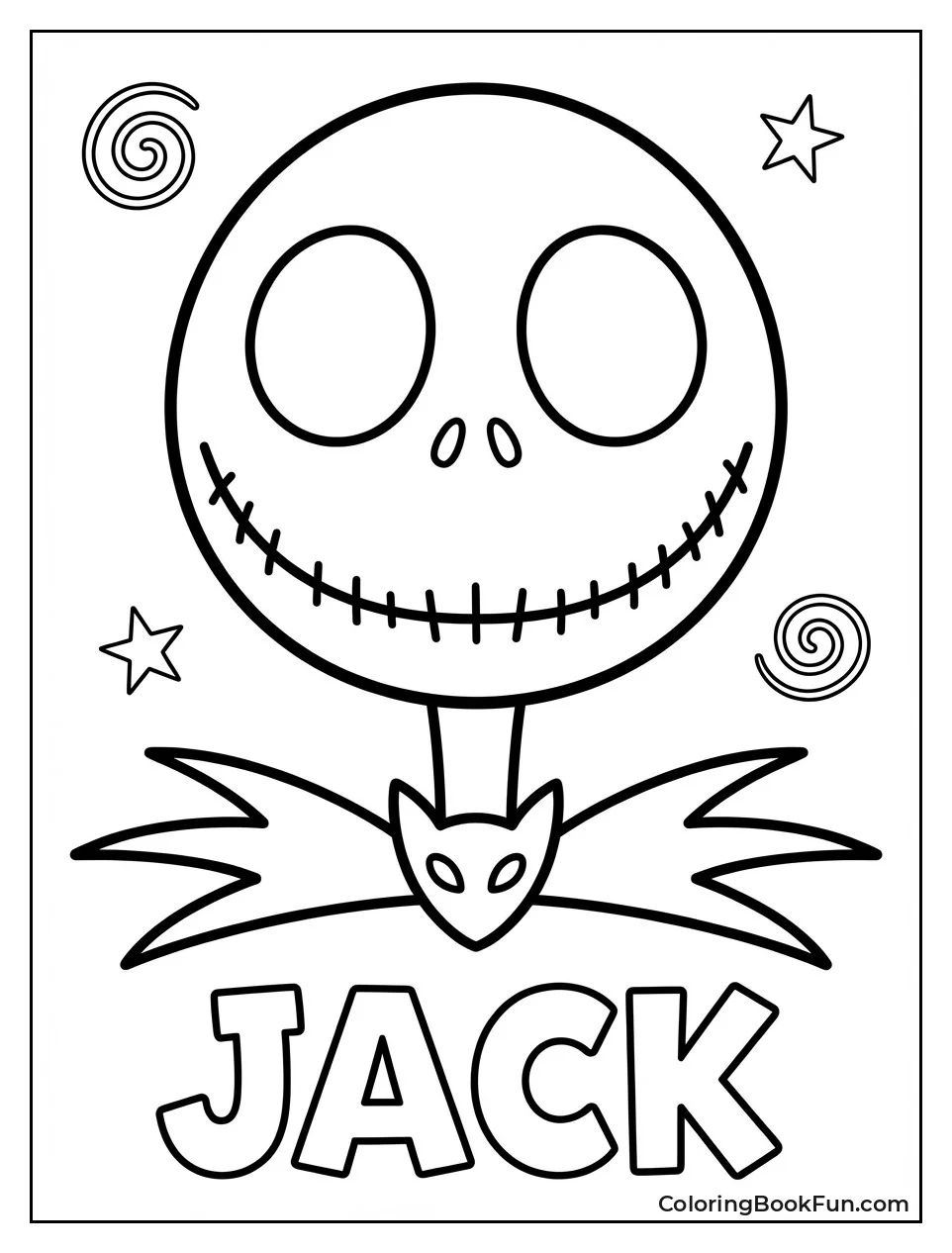 Jack Smiles with Bat Bowtie